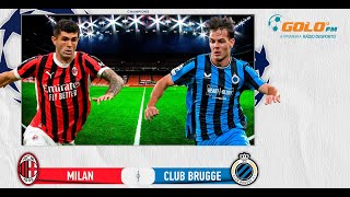 DIRETO  AC Milan vs Club Brugge [upl. by Rodgers]