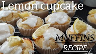 Lemon Cupcakes  Muffin  How To Make Fluffy Muffins [upl. by Damarra827]