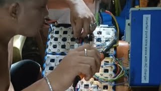 Wiring muna ng bms at active balancer 24volts battery [upl. by Niatsirt]