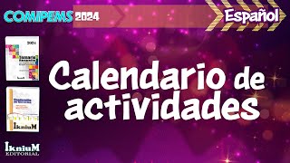 Calendario de actividades  IkniuM 2024 [upl. by Lyrak]