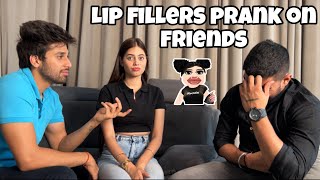 Lip fillers prank on friends 🤭 prashantranaentertainment hrithikvlogs5849 [upl. by Bethena79]