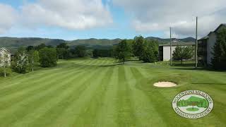 Massanutten Resort Woodstone Meadows Hole 18 Aerial View [upl. by Jessen]