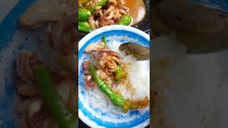 Bạch tuộcxao satê food monan cooking naunuong nauanngon xuhuong shortvideo [upl. by Skolnik]