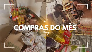 COMPRAS DO MÊS DE JANEIRO A PRIMEIRA COMPRAS DO MÊS DO ANO 2024 🛒🤑 [upl. by Samled]