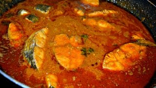 Vanjaram Chepala Pulusu  King Mackerel Fish Curry w English Subtitles [upl. by Boynton]