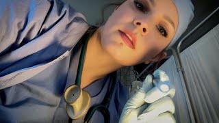 ASMR Hospital Anesthesiologist Full Body Exam Before Surgery  Connecting You to the Monitor [upl. by Berri]