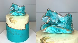 Cake decorating tutorials  FAULT LINE CAKE  Sugarella Sweets [upl. by Mosby]