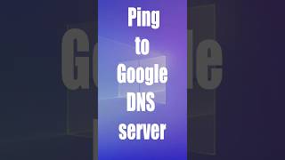 💻 CMD Trick Ping to Google DNS server using cmd cmd cmdtricks computer [upl. by Favian]