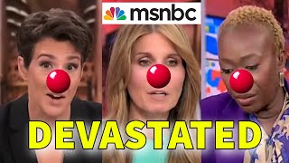 MSNBC Election Night Meltdown from Joyful to Devastation [upl. by Delfine336]