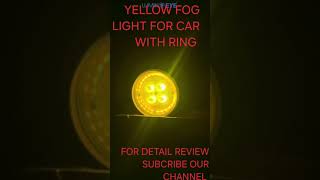 LED YELLOW FOG LIGHT FOR CAR  SWEEFT YELLOW LED FOG LIGHT  ALL INDIA DELVERY 1500 ONLY SUBCRIBE [upl. by Otilesoj]