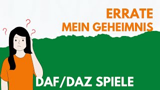 Errate mein Geheimnis Spannendes Wortschatzspiel [upl. by Barnett209]