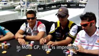 MotoGP Stars at the bwin Poker Yacht in Jerez [upl. by Atnima897]