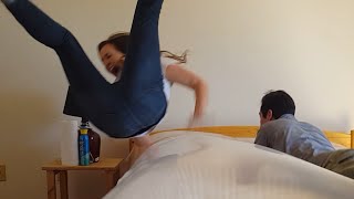 Funny Mattress Fails And Wins Compilation  FailArmy [upl. by Annahsat]