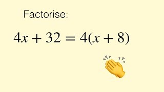 Factorising Algebraic Expressions  factoring  factorizing [upl. by Pulcheria]