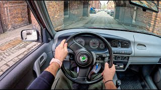 1998 Skoda Felicia 13 68 HP 0100 POV Test Drive 1933 Joe Black [upl. by Inaffets]