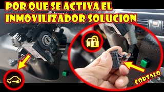 INMOVILIZADOR AUTOMOTRIZ  POR QUE SE ACTIVA EL INMOVILIZADOR DEL AUTO SOLUCION [upl. by Etnaled]