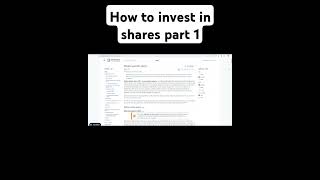 How to invest in shares without loosing money and gaining higher returns part 1shorts [upl. by Isobel]