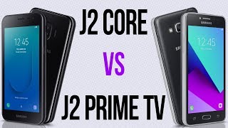 J2 Core vs J2 Prime TV Comparativo [upl. by Aryt]