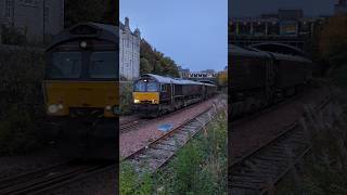 GBRf Royal Scotsman Class 66746 1H79 1415 Edinburgh to Keith Branch Platform Gbrf Loud 2 Tone [upl. by Linnet949]