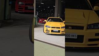 Nissan Skyline GTR R34 leaving Car Show [upl. by Joash]