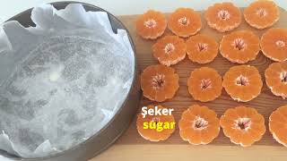 MANDALİNALI ISLAK KEK  Mandarin CAKE [upl. by Newell342]