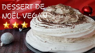 Dessert de noel vegan Meringue au moccachino [upl. by Norris]