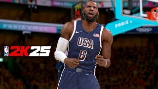 USA vs SERBIA FULL GAME HIGHLIGHTS  2024 Paris Basketball Olympic Games Highlights Today 2K24 [upl. by Seibold]