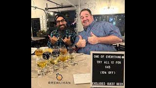 A Full Mead Tasting Flight At Brewlihan Mead Company brewlihan3497 [upl. by Nugent]