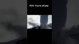 POV You‘re offpist ski offpiste [upl. by Skutchan]