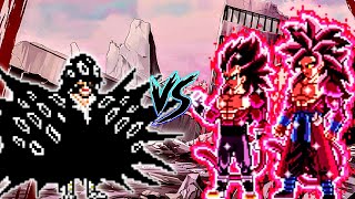 Yhwach Bach V22 OP Buff all form New VS Fusion Xeno Gogeta SSJ4 V2 OP GampV in Jump Force Mugen [upl. by Anderson]