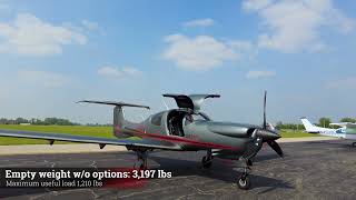 First Look at the Diamond Aircraft DA50 RG [upl. by Viki421]