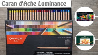 Caran dAche Luminance Revisión y Comparación con Prismacolor Premier y Faber Castell Polychromos [upl. by Staw]