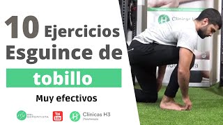 ESGUINCE de TOBILLO Ejercicios para mejorar la MOVILIDAD ARTICULAR [upl. by Ahsemed]