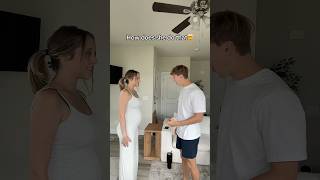 My Husband Reacts to My Baby Bump Deflating [upl. by Hanus907]