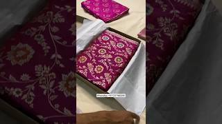 Pure Katan Silk Saree With Price  banarasi saree  JMSHandlooms viral shorts [upl. by Vetter]