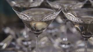 Sparkling Wine Glasses with Restaurant Crystal Clean [upl. by Kurt]