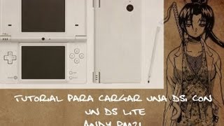 Tutorial para cargar una bateria de un Nintendo Dsi en un Ds lite [upl. by Geibel]