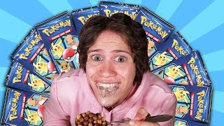 Opening 30 Exclusive Pokemon Cereal Booster Packs [upl. by Gosnell859]