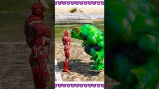 I RON MAN VS THREE HULK shorts ironman [upl. by Asirac]