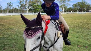 Raw video of my 60cm round at NQEG showjumping championships 🫶🏻 [upl. by Idham422]