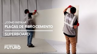 ¿Cómo instalar placas de fibrocemento Superboard de Eternit [upl. by Land]