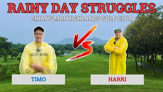 Golf Is Hard  Harri VS Timo Stroke Play  Chiang Mai Highlands Golf Club  Farang Golf [upl. by Aleakam645]