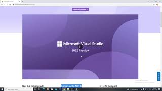 Visual Studio 2022 Preview Community Edition Install on Windows 10 [upl. by Lladnew]