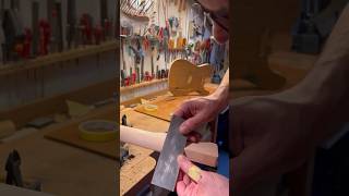 Telecaster Guitar Neck carving by Hand Woodworking skillscraft guitar diy handmade woodworking [upl. by Donetta]