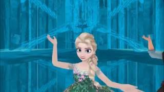 Disney Frozen MMD 360 Monster High Dance In Elsas Ice Palace [upl. by Danella]