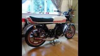 Yamaha RD250E Restored Motorcycle from 1979 [upl. by Orecic]