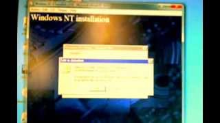 Installing Windows NT 40 Sweedish OEM [upl. by Tiffany]