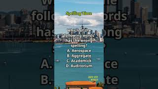 Spelling Time 500 spelling englishlearning englishvocabulary questions quiz [upl. by Ellienad]