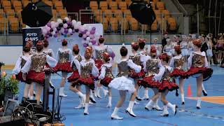 Mażoretki Gracja Stara Wieś  baton classic defilada  majorettes  Cieszyn 2023 [upl. by Gerrilee542]