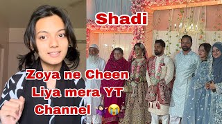 Zoya ne cheen li mera YTchannelShadimeenazfam shadihindi english challengevlog bride [upl. by Darcey311]